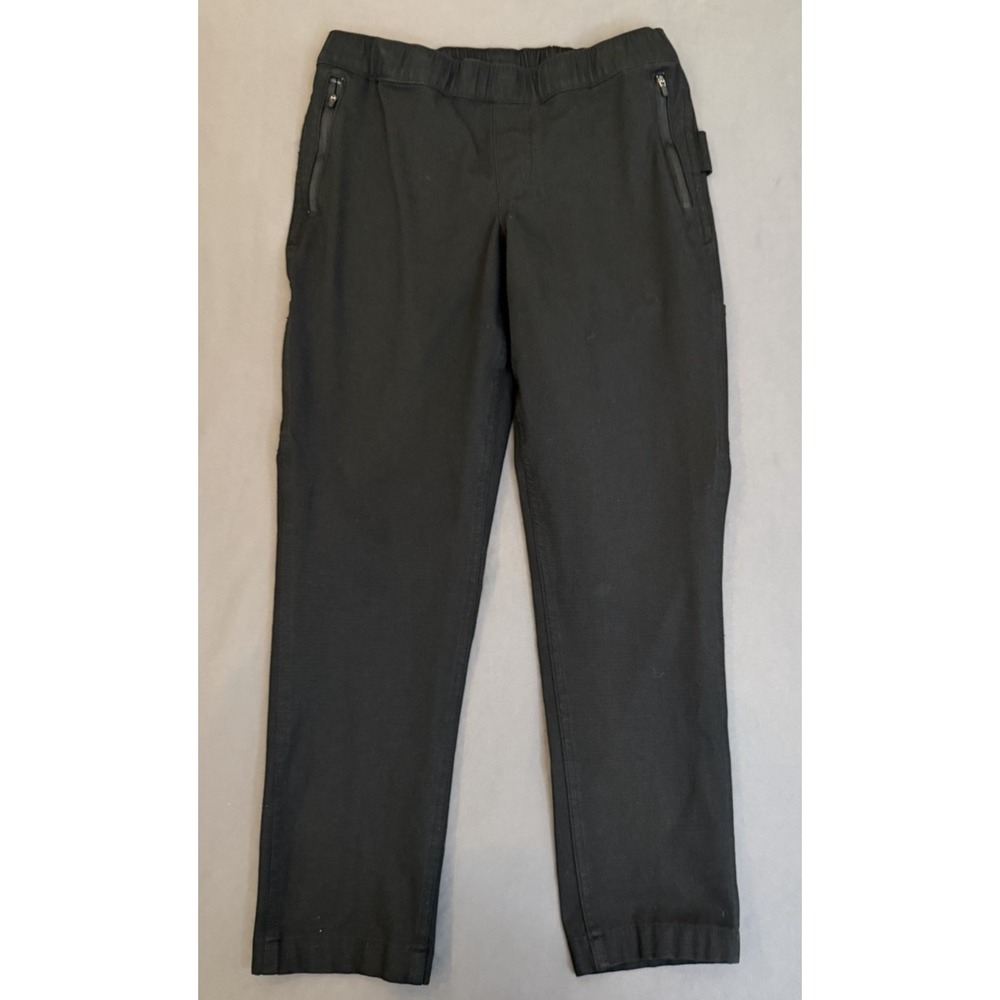 Carhartt Pants Utility Relaxed Fit Womens Small 4-6 Black Elastic Waist Canvas